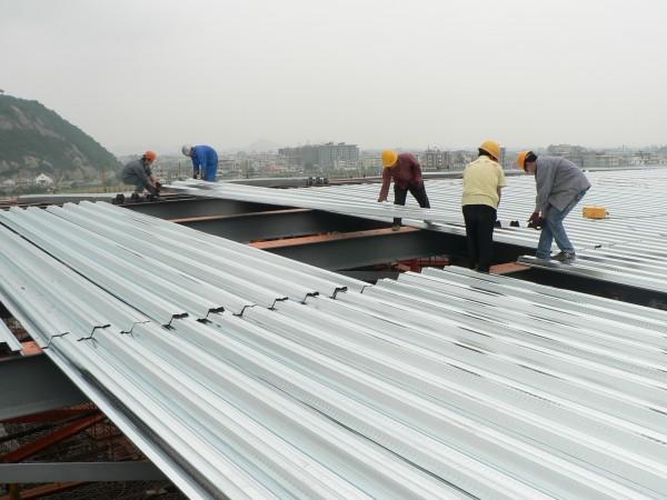 Struktur Baja Lantai Deck Roll Forming Machine untuk Atap Deck, Steel Tile TW-FD1250